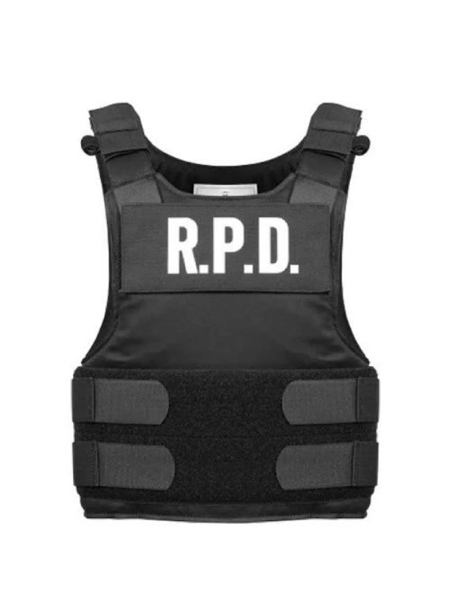 (3) Leon Kennedy Resident Evil 6 RPD Leather Vest