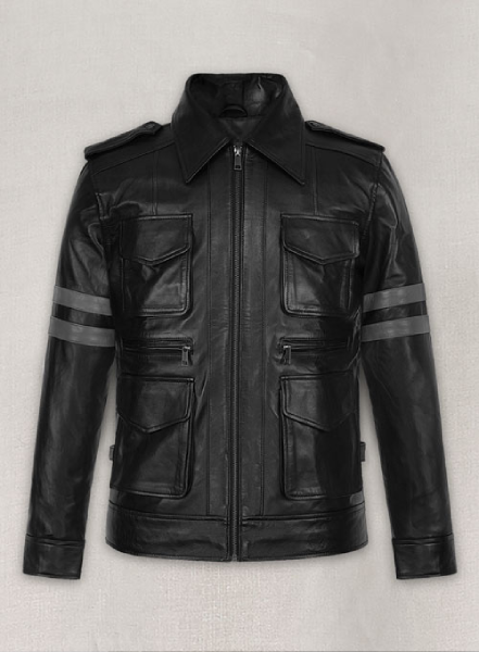 (7) Resident Evil 6 Leon Kennedy Leather Jacket