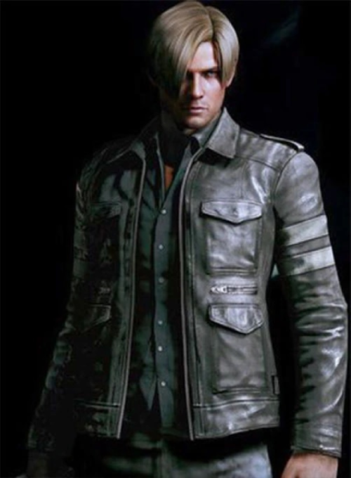 Resident Evil 6 Leon Kennedy Leather Jacket (11)